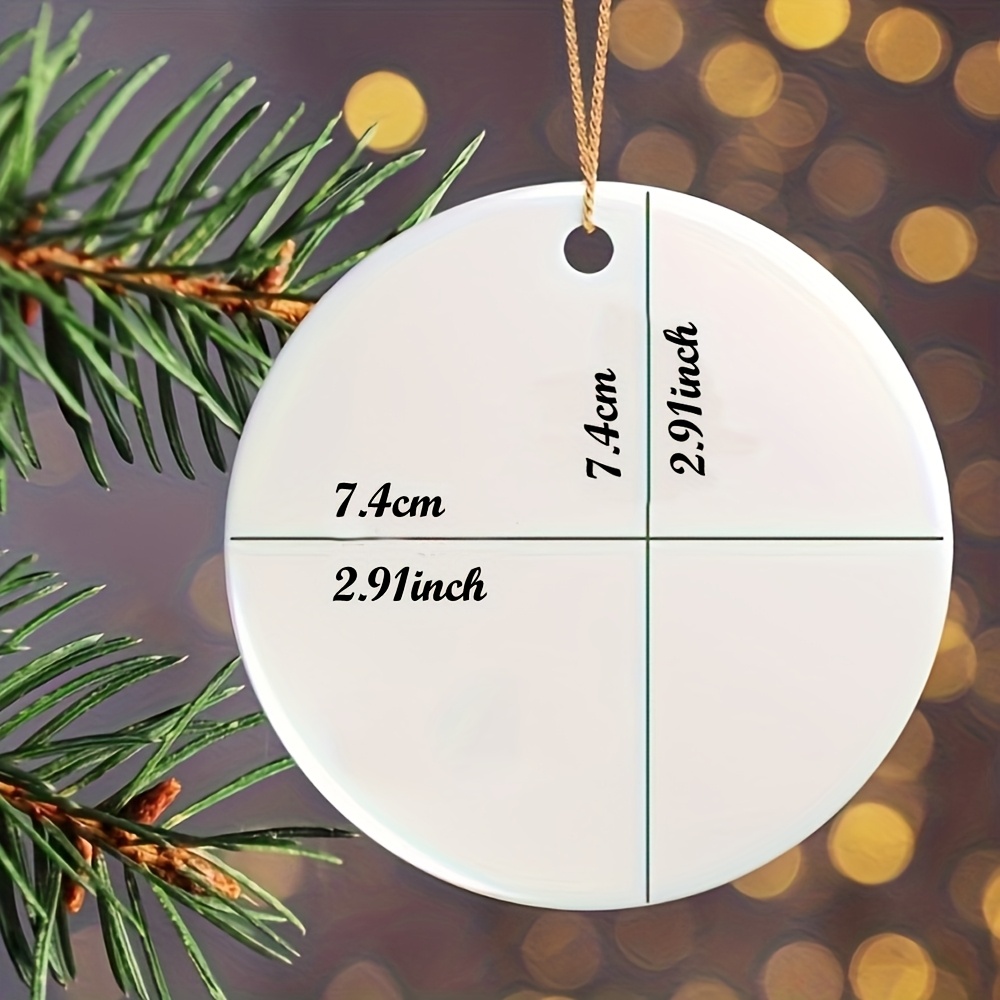 MOJO DROPS Custom Glass Name Christmas Ornament SPD576