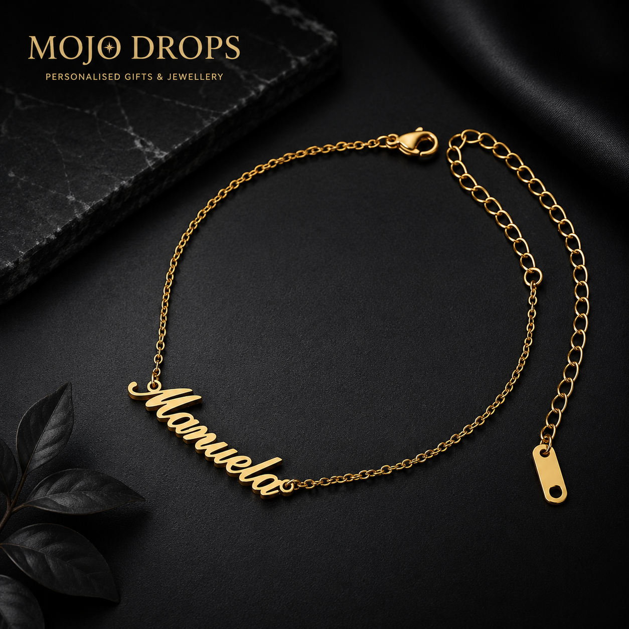 DA001  Script Style Bracelet