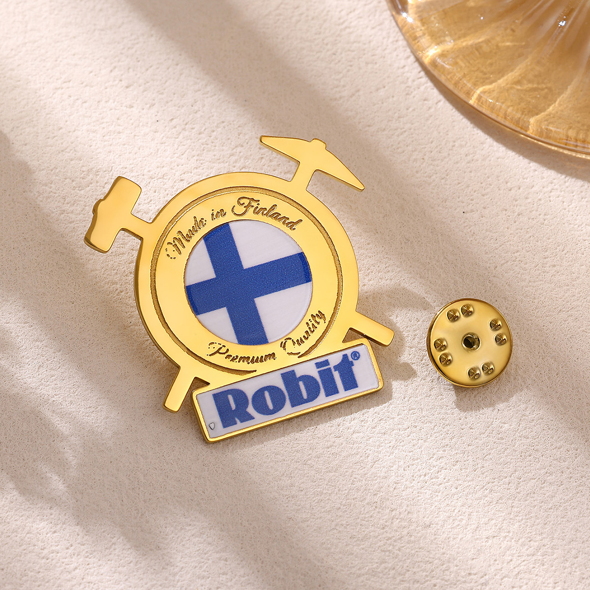 Robit Made in Finland Premium Quality Lapel Pin