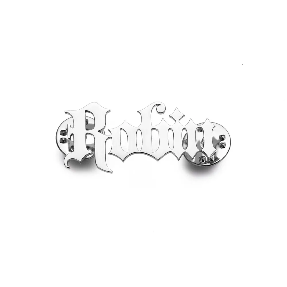 Gothic Name Brooch