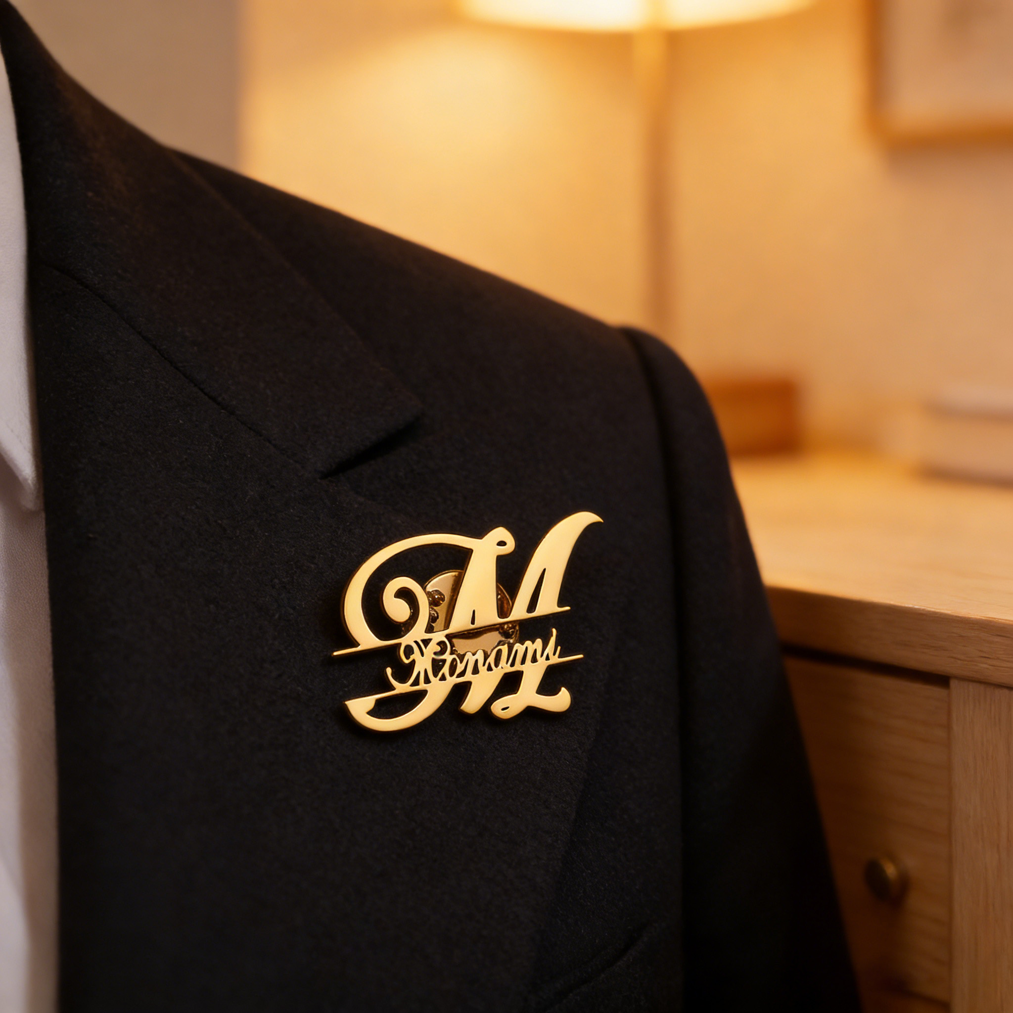 Custom Personalized Company Logo Name Lapel Pin School Badge Relief Brooch Souvenir Business Gifts 