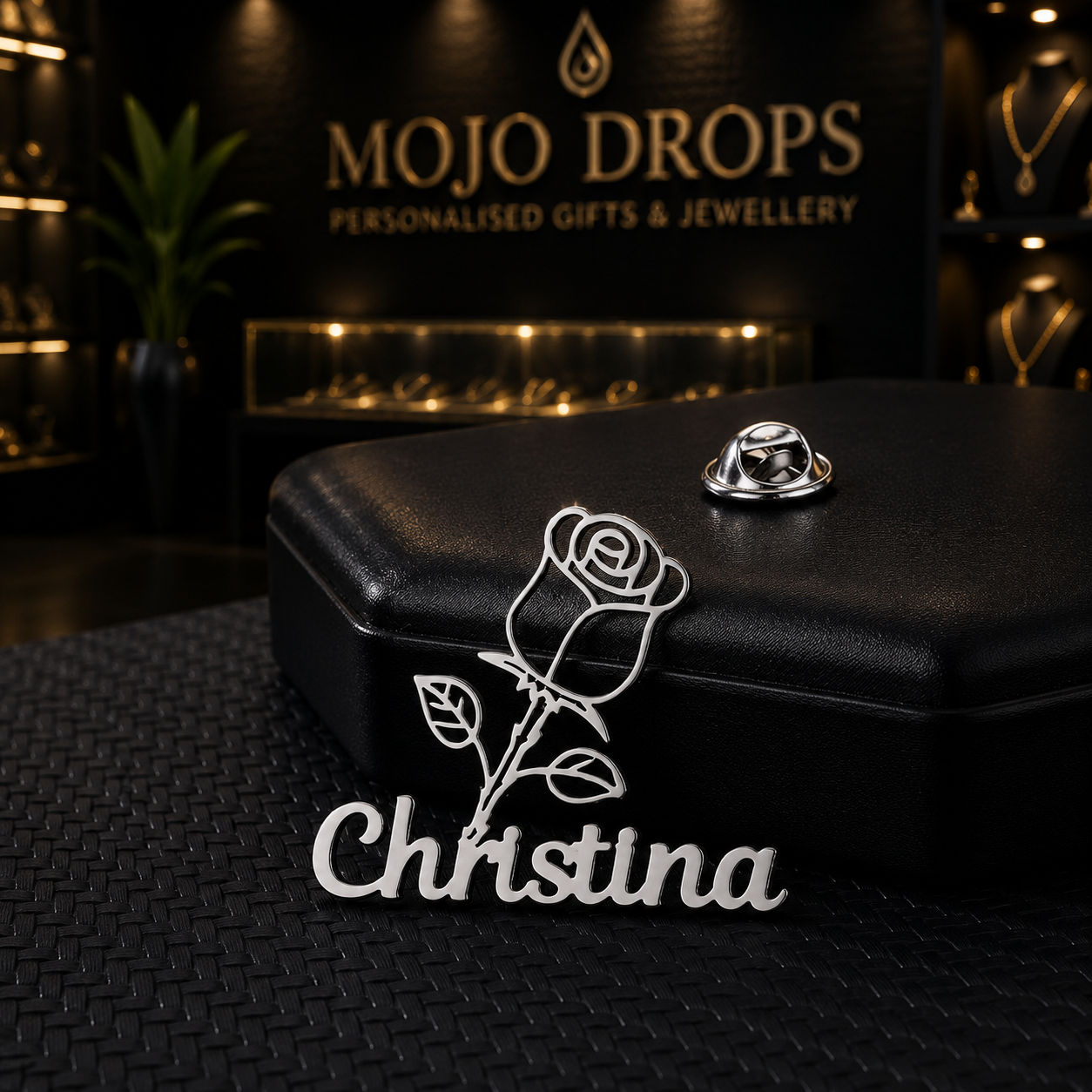 DB0487 Rose Brooch