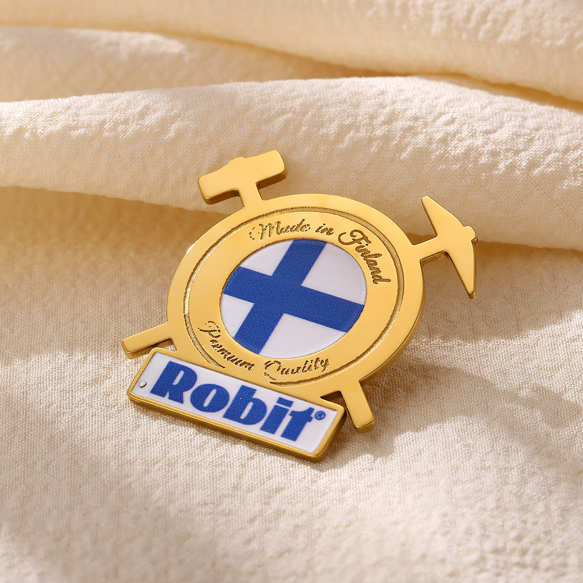 Robit Made in Finland Premium Quality Lapel Pin