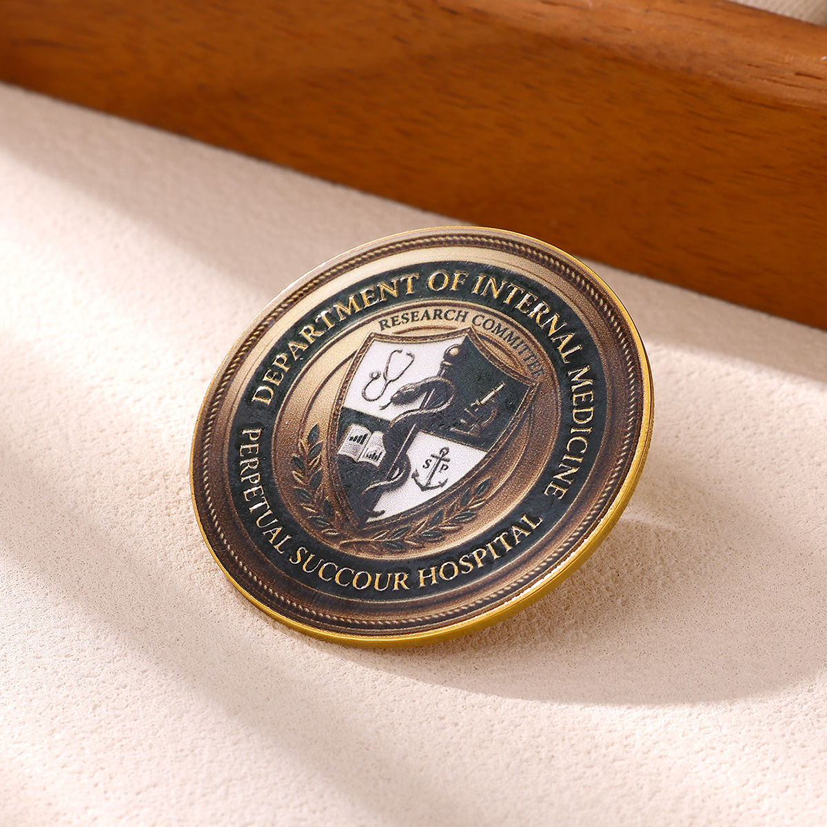 Department of Internal Medicine Perpetual Succour Hospital Commemorative Lapel Pin