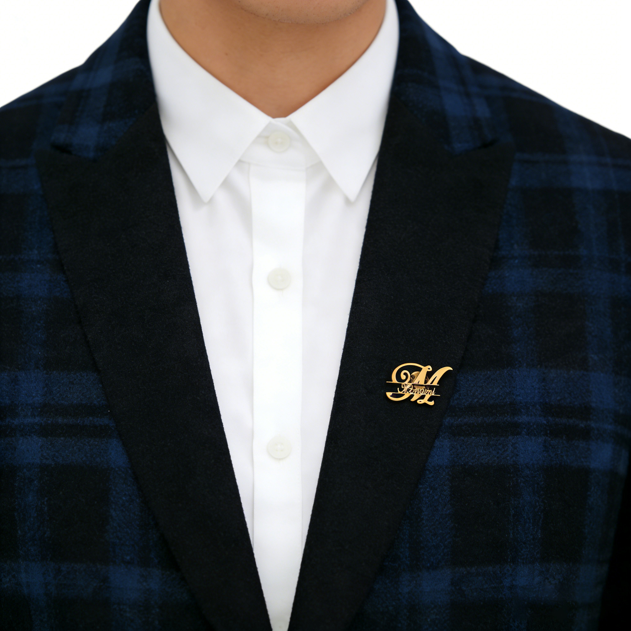 Custom Personalized Company Logo Name Lapel Pin School Badge Relief Brooch Souvenir Business Gifts 