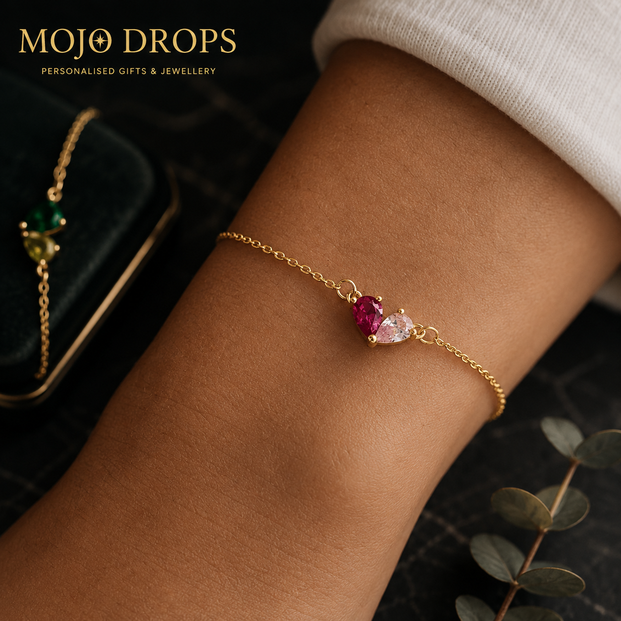 BD1035 Twin Stone Bracelet