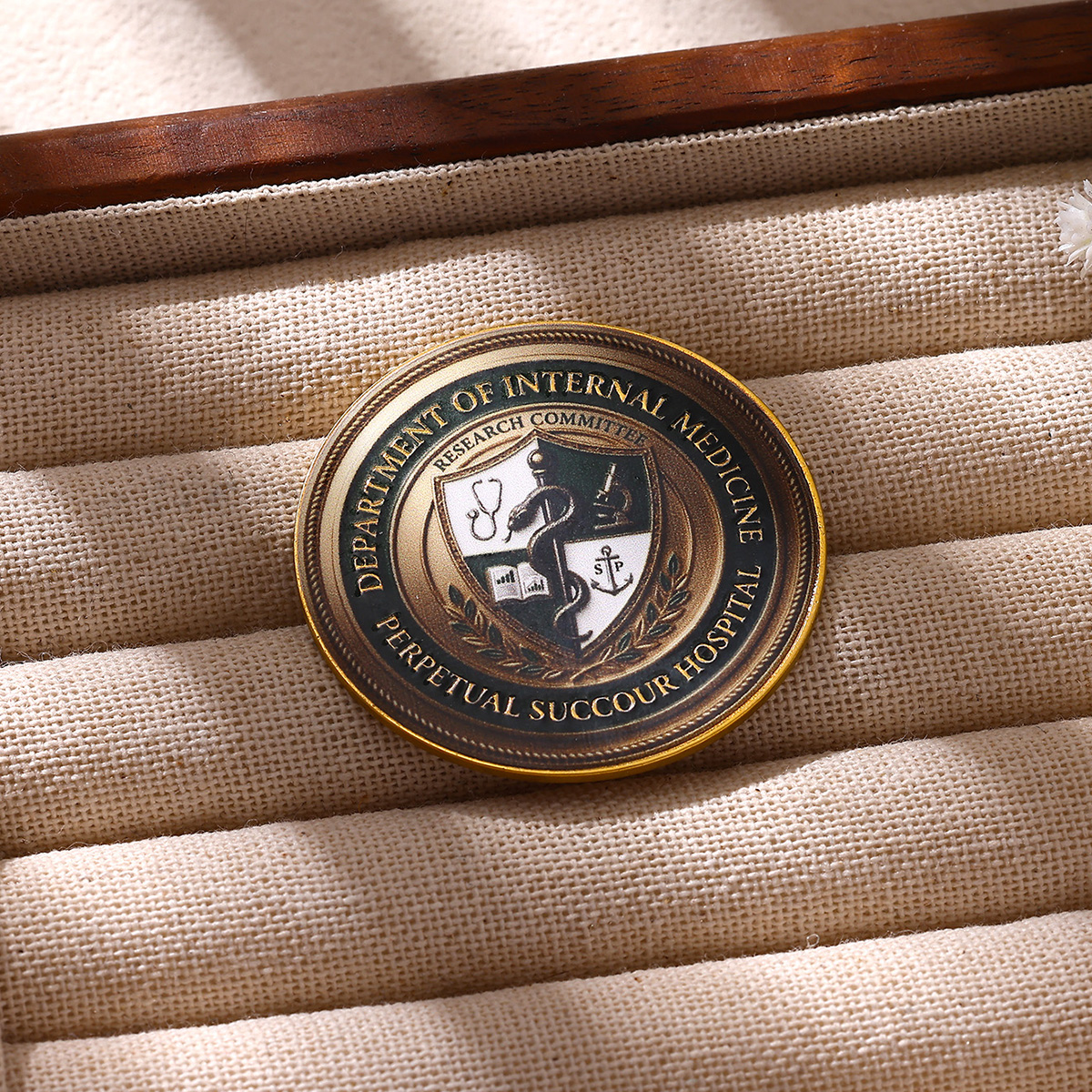 Department of Internal Medicine Perpetual Succour Hospital Commemorative Lapel Pin