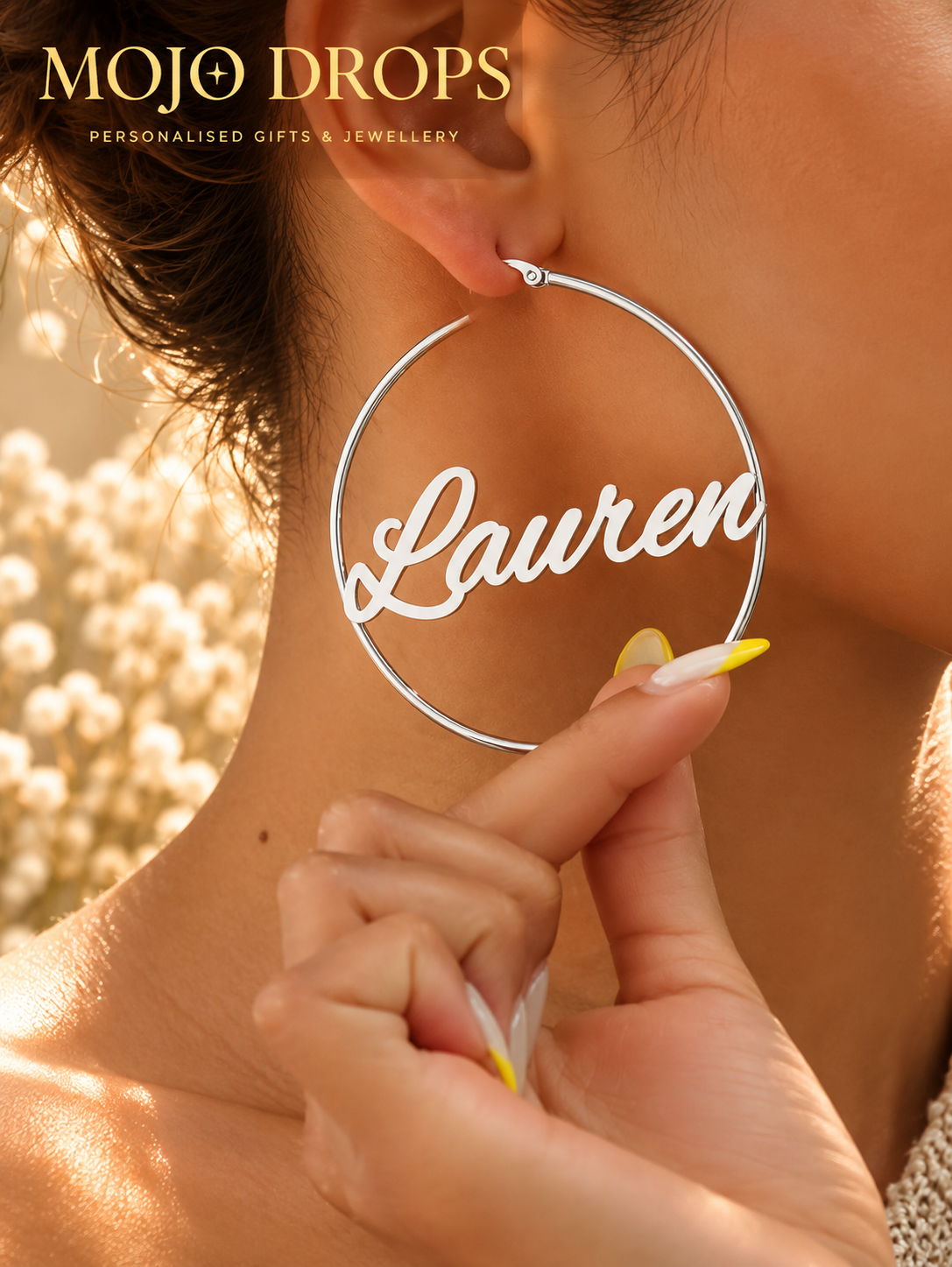 Personalized Custom Name Earrings, Stainless Steel Letter Jewelry, Luxury Hip Hop Style, Hypoallergenic & Durable, Perfect Unique Gift for Mother's Day, Wedding, Birthday, Anniversary & Christmas.