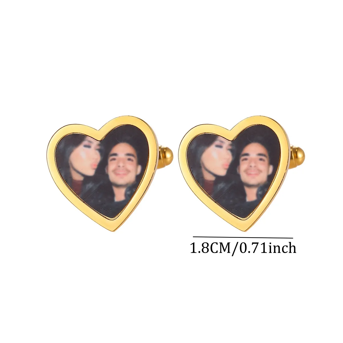 Personalized Romantic Portrait Cufflinks