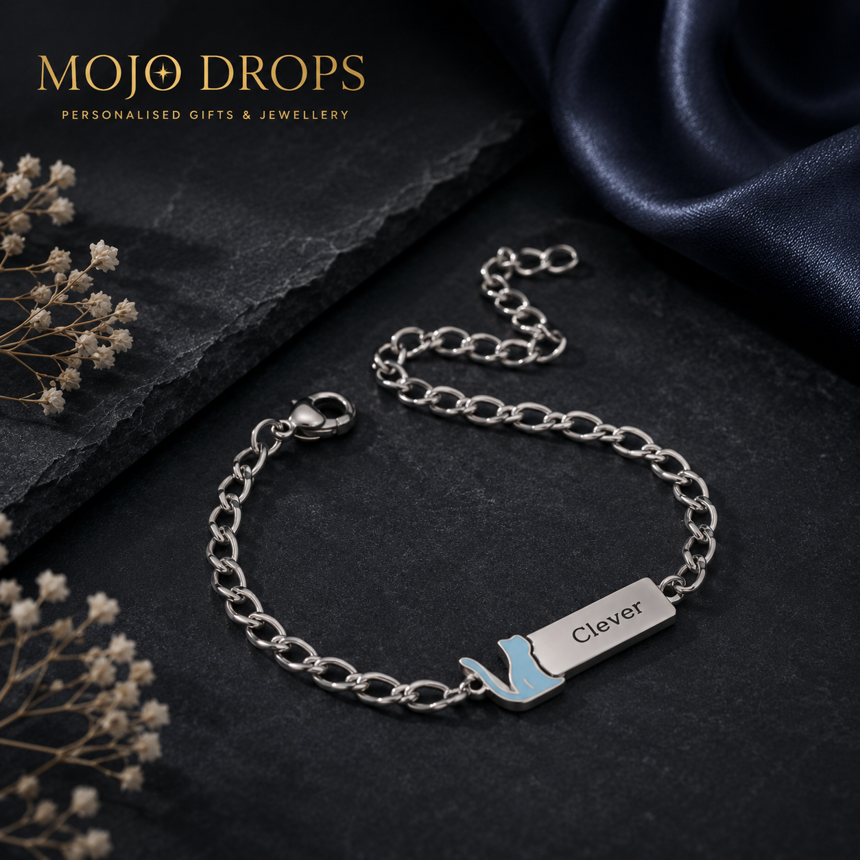 BD0710 Cat Name Bracelet