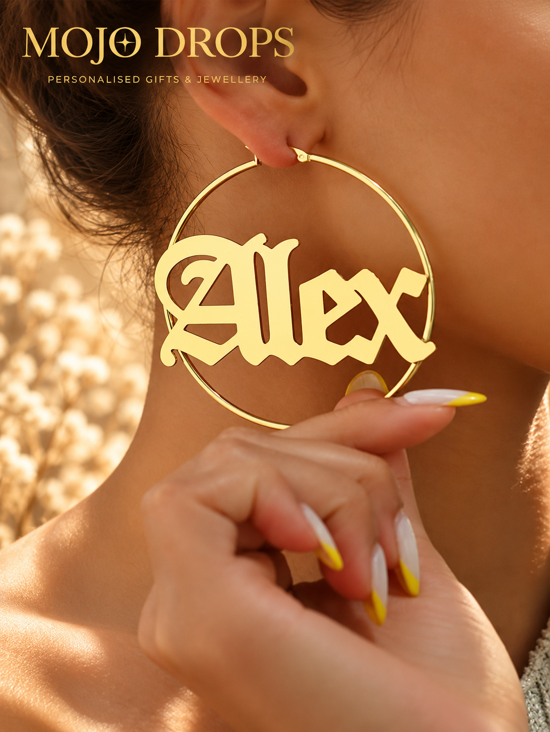 Personalized Custom Name Earrings, Stainless Steel Letter Jewelry, Luxury Hip Hop Style, Hypoallergenic & Durable, Perfect Unique Gift for Mother's Day, Wedding, Birthday, Anniversary & Christmas.