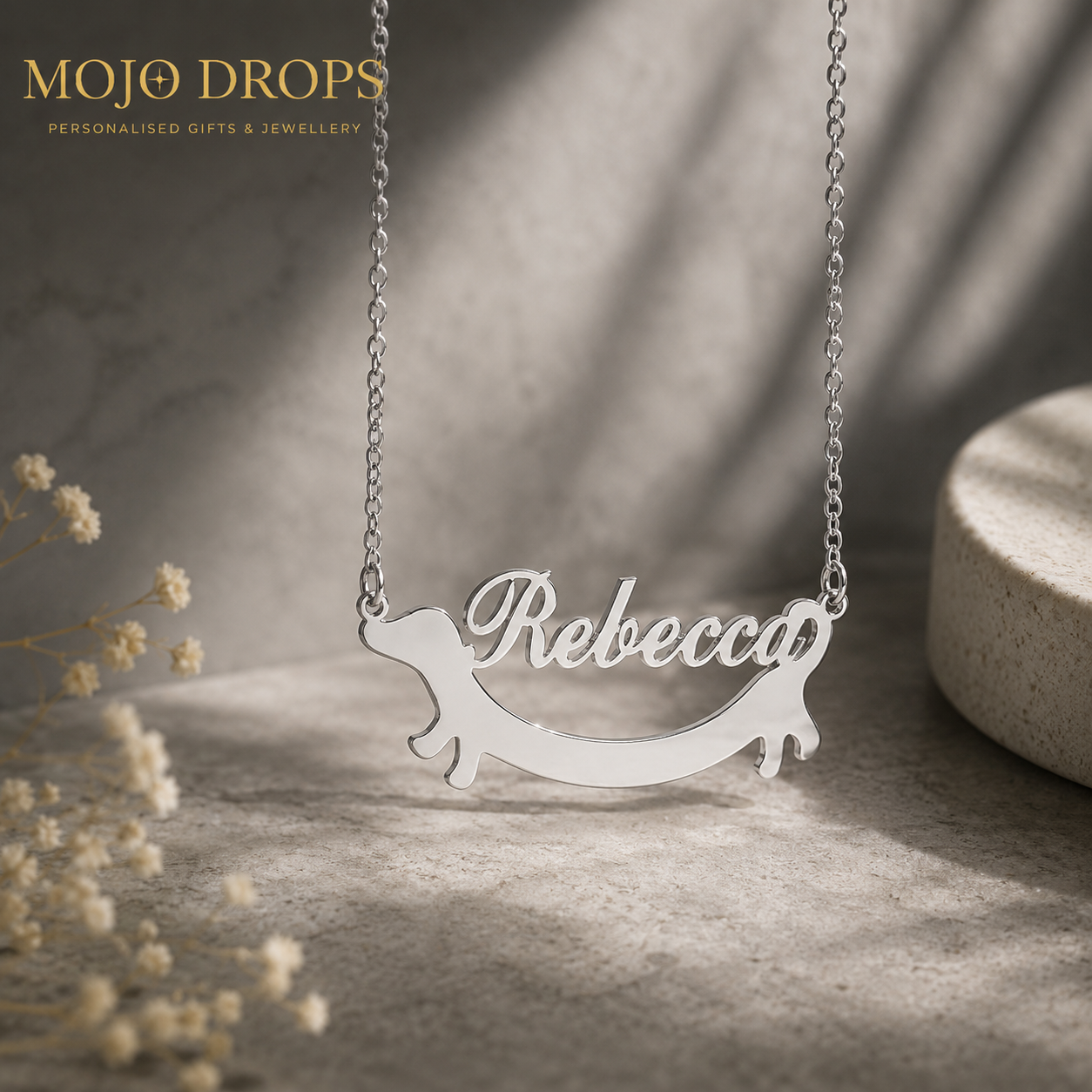 Dachshund Name Necklace ND0960