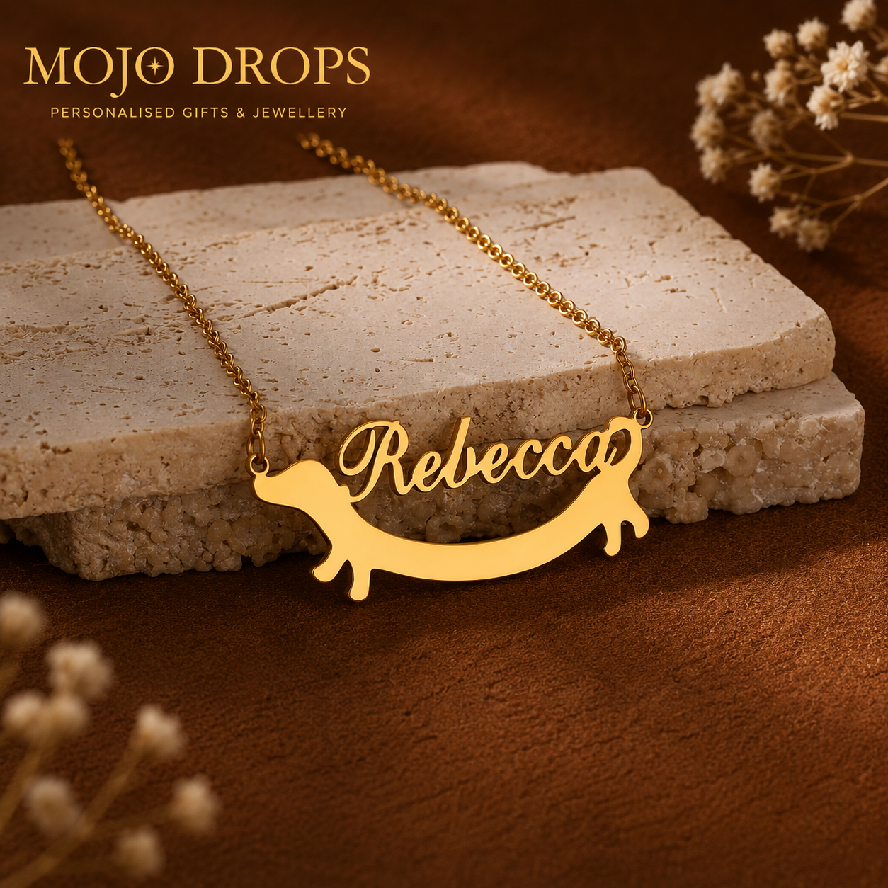 Dachshund Name Necklace ND0960