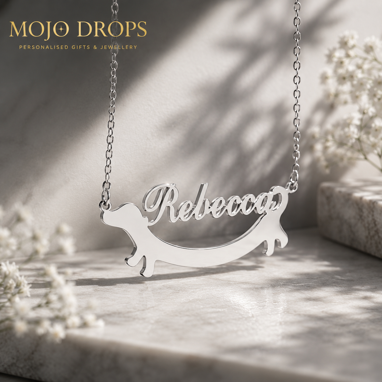 Dachshund Name Necklace ND0960