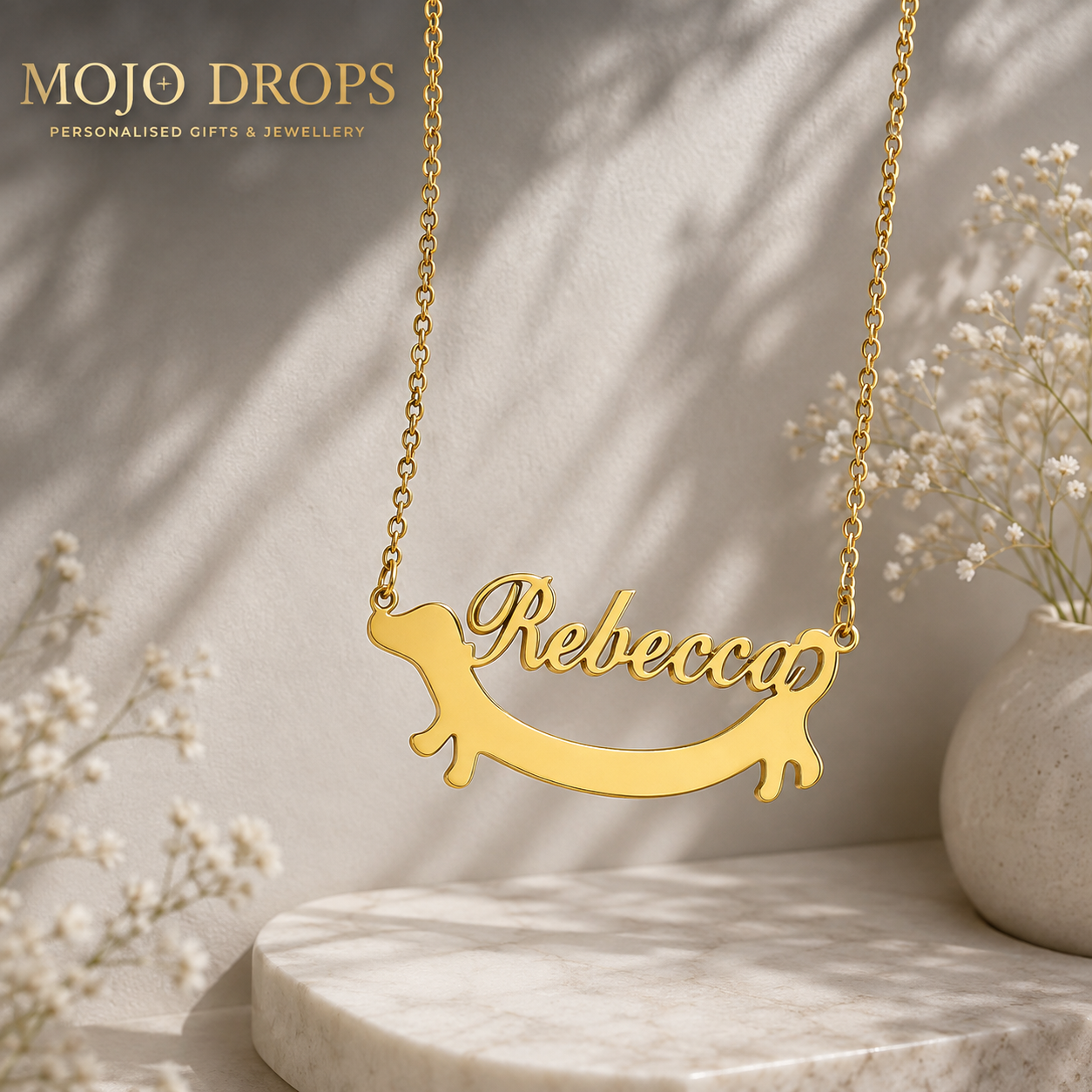 Dachshund Name Necklace ND0960
