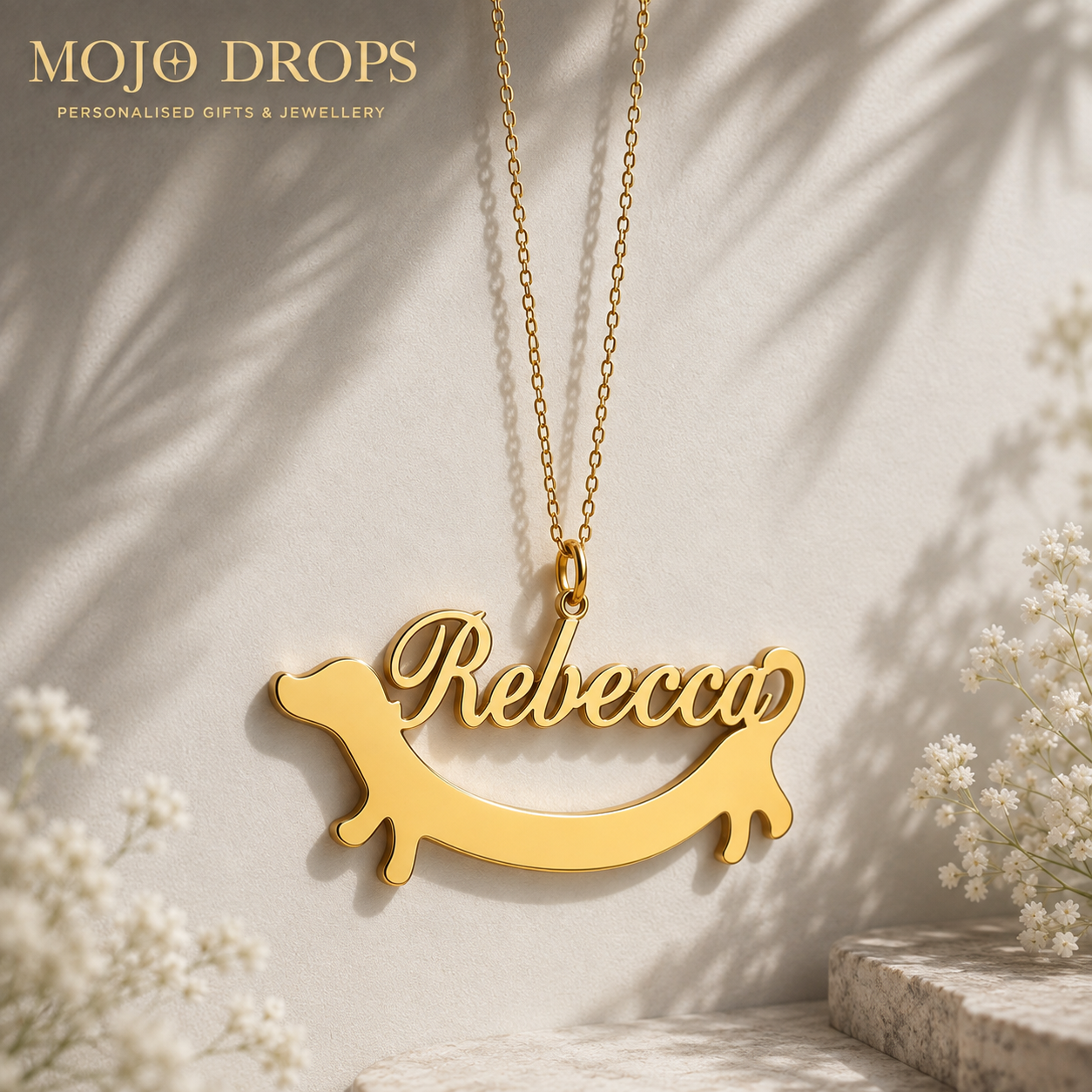 Dachshund Name Necklace ND0960