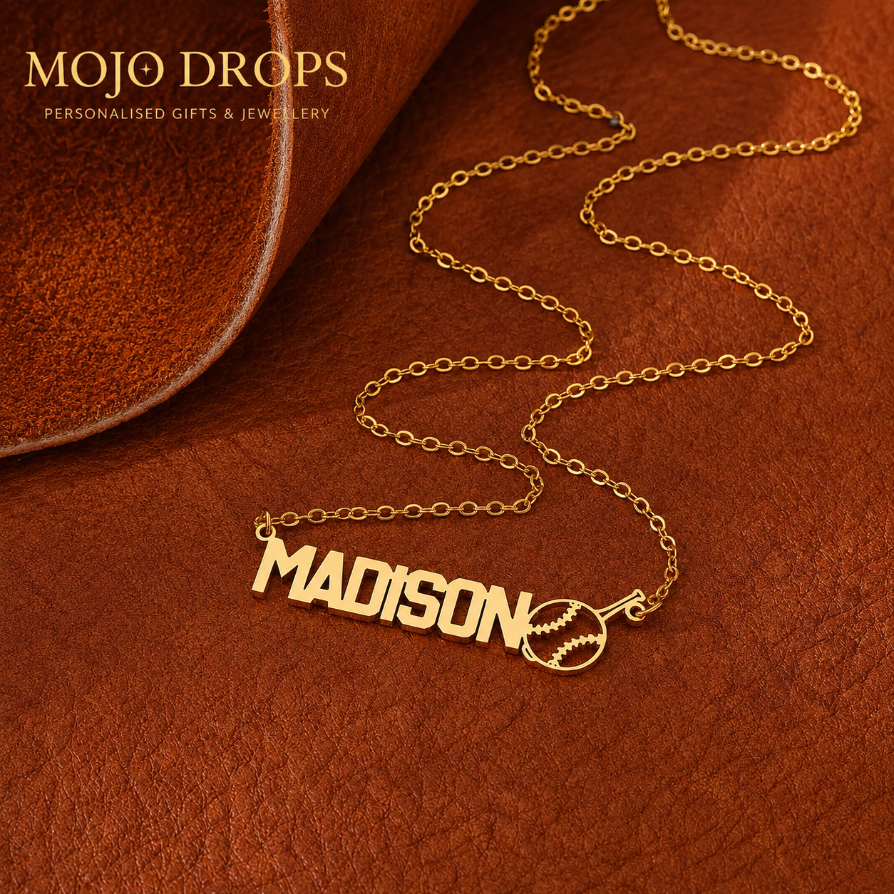 ND0889 Baseball Necklace