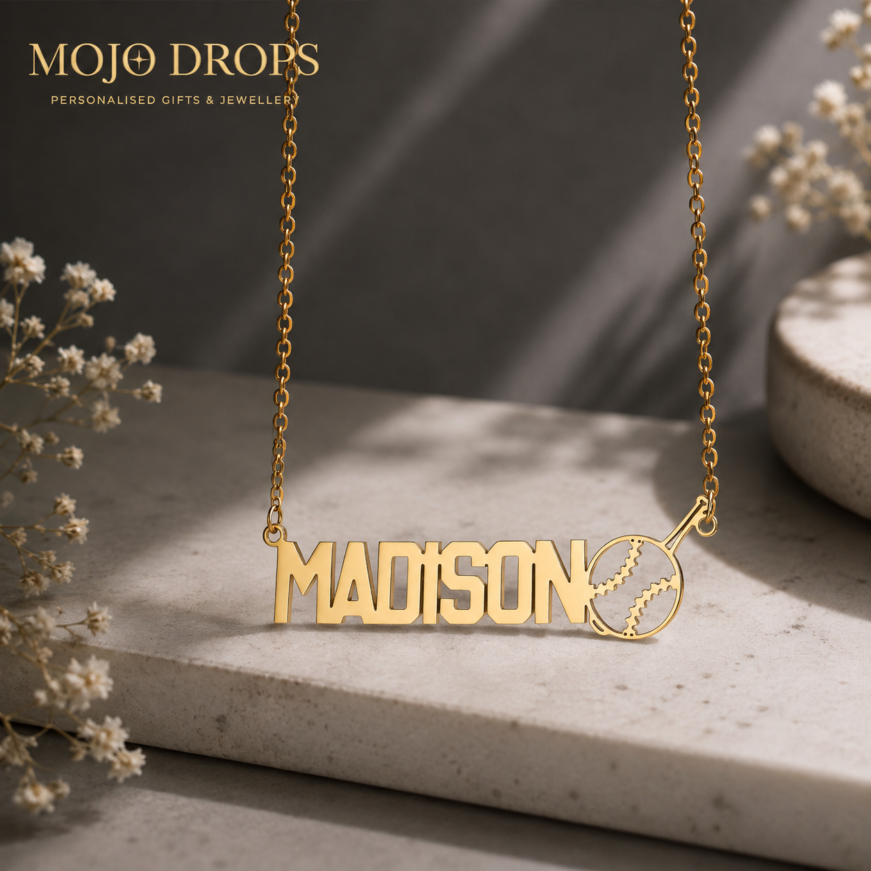 ND0889 Baseball Necklace