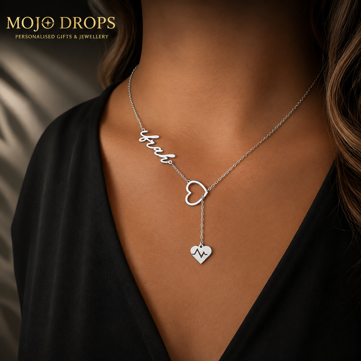 ND02758 Heart Drop Necklace