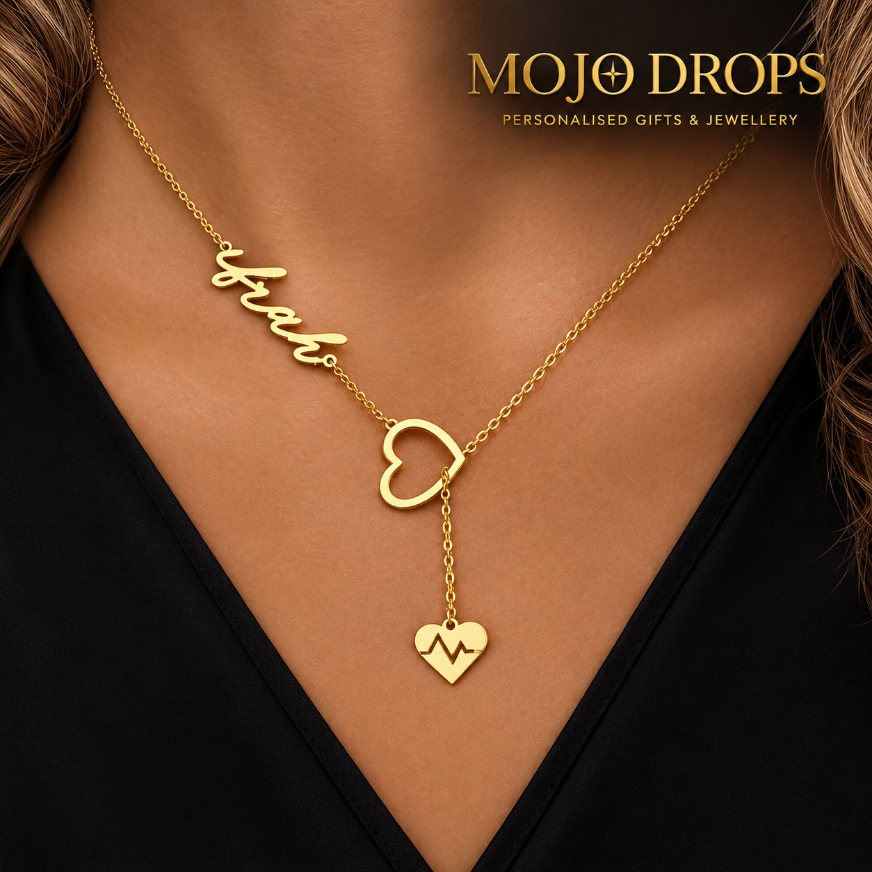 ND02758 Heart Drop Necklace