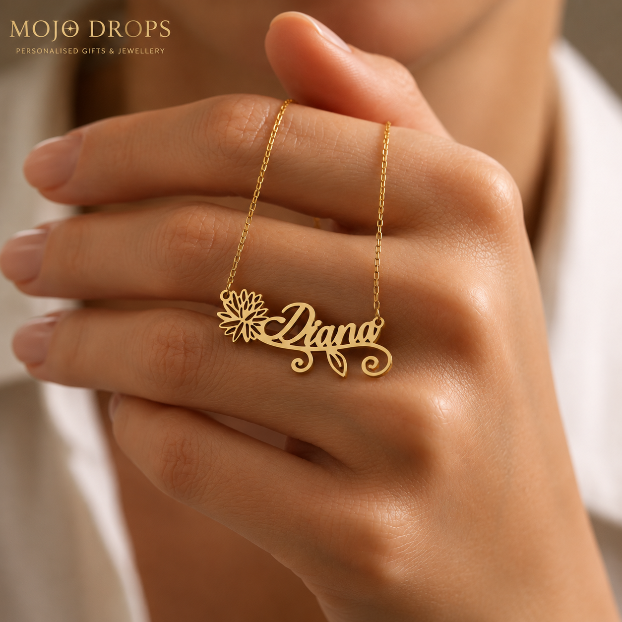 ND06560 Birth Flower Necklace