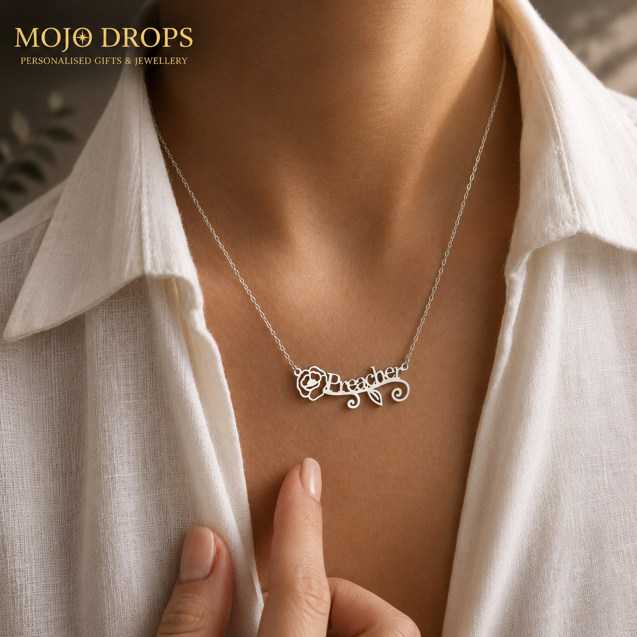 ND06560 Birth Flower Necklace
