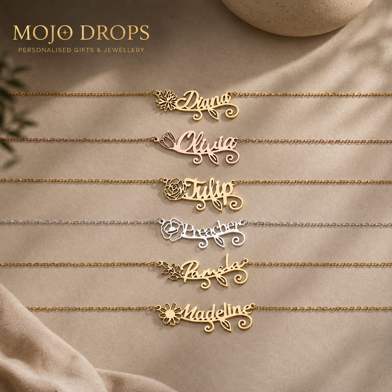 ND06560 Birth Flower Necklace