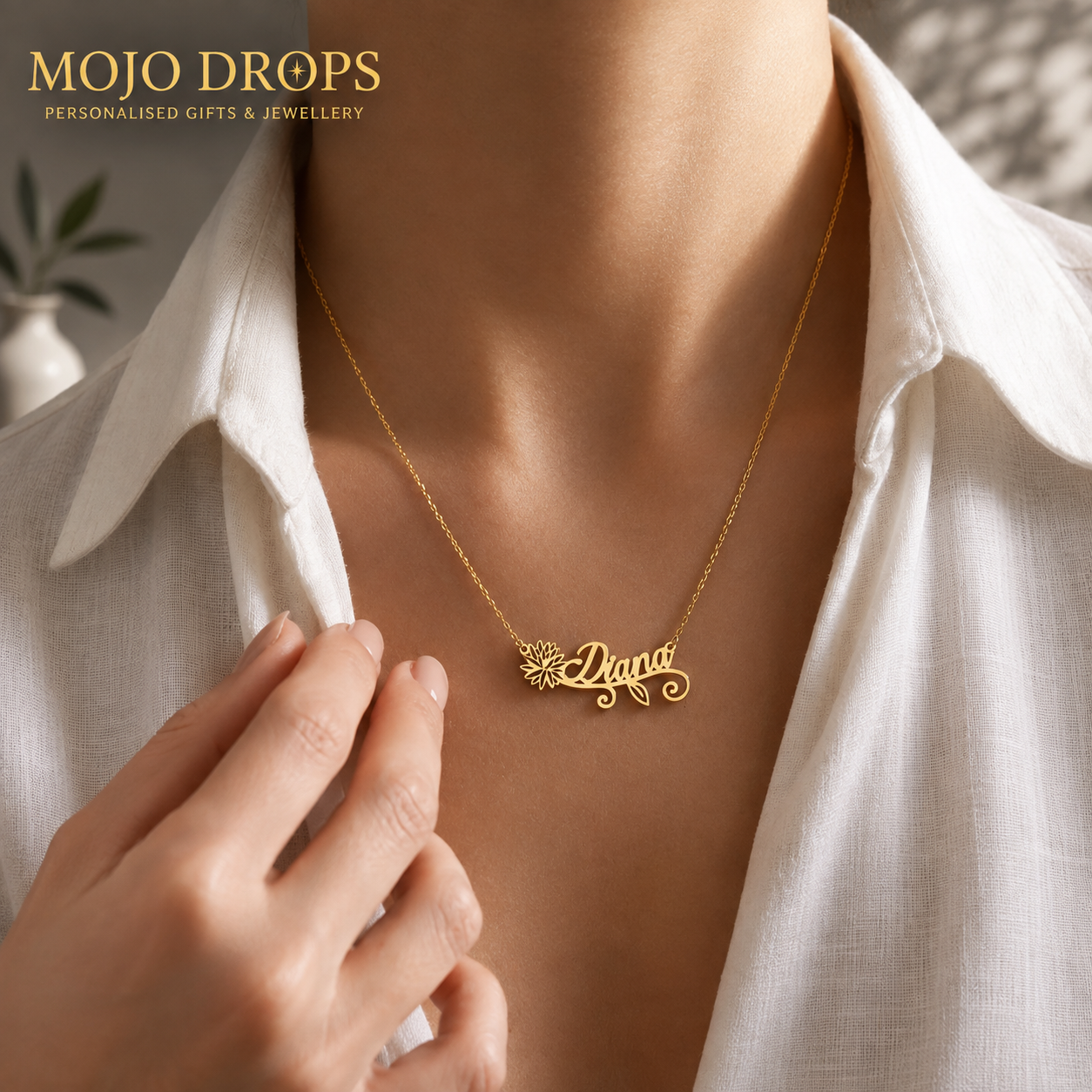 ND06560 Birth Flower Necklace