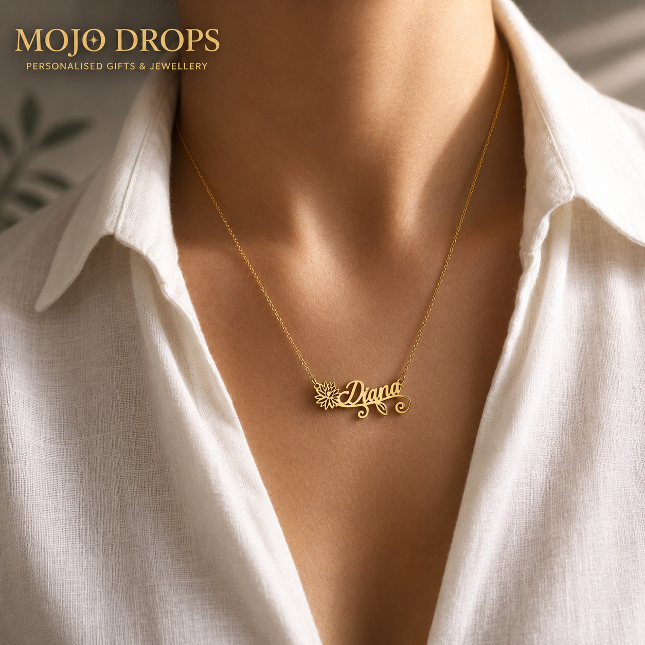 ND06560 Birth Flower Necklace