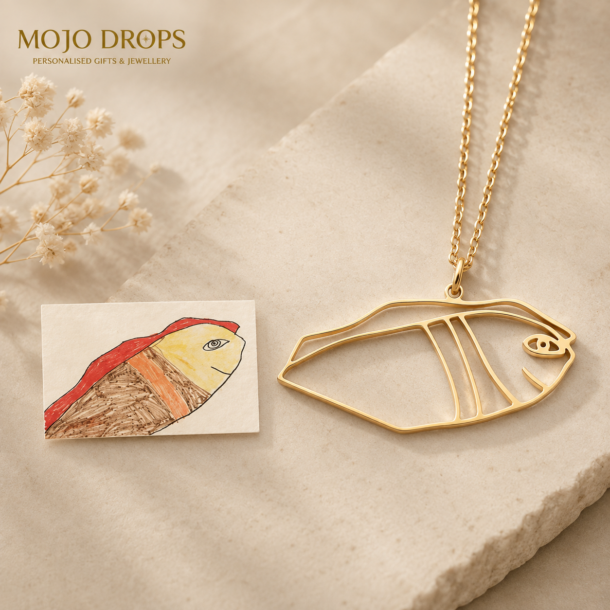 ND02128 Artwork Pendant Necklace