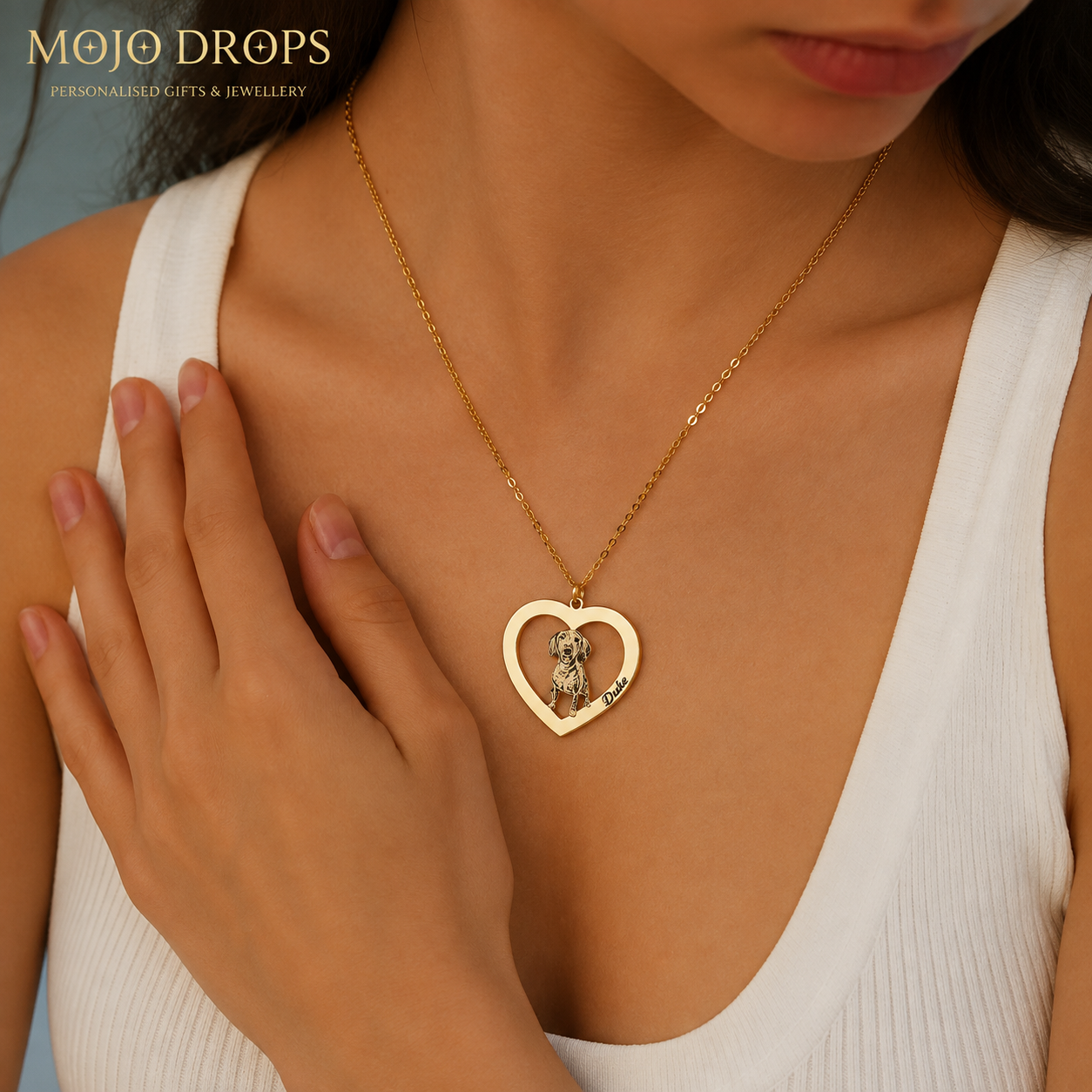 ND06695  Pet Heart Necklace
