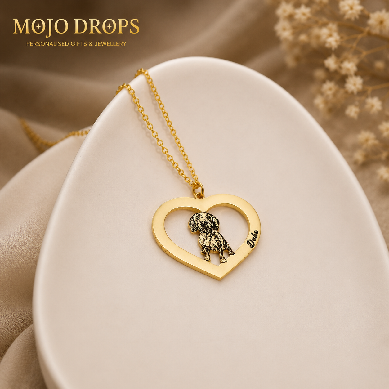 ND06695  Pet Heart Necklace