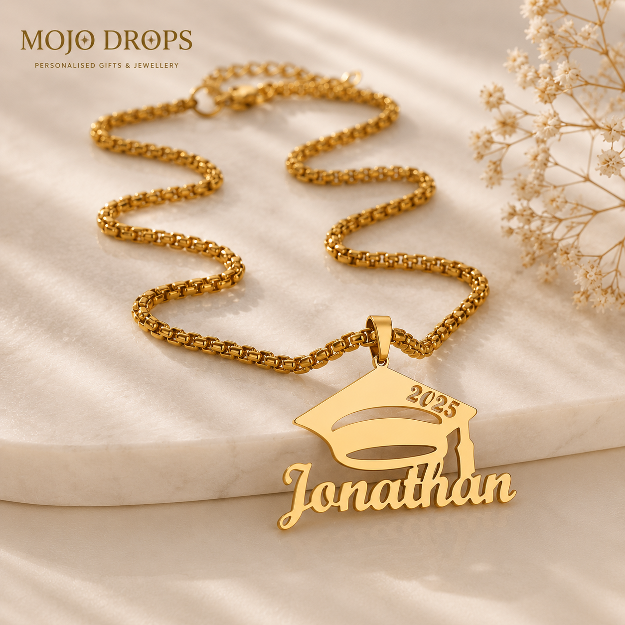 ND03631 Graduation Themed Necklace