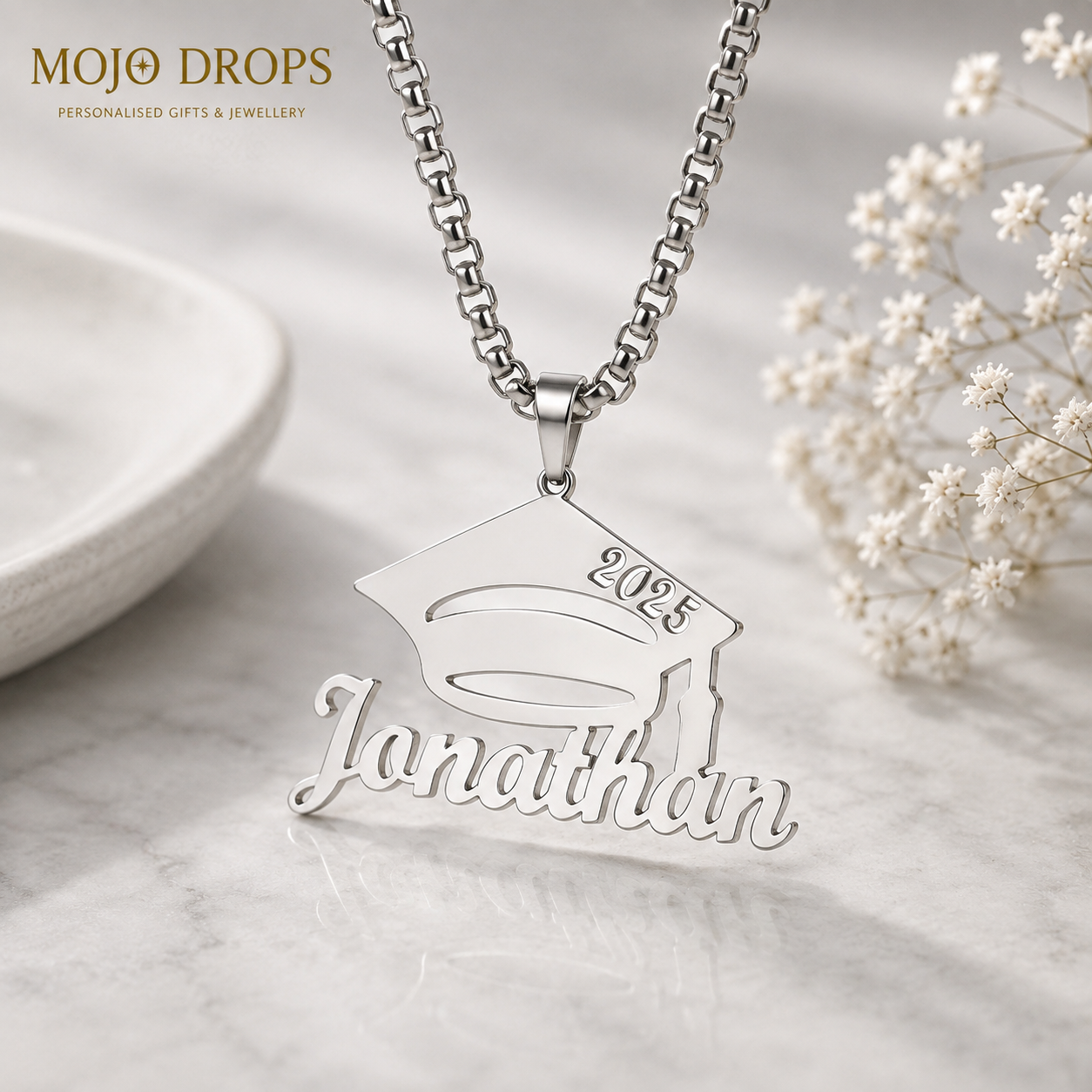 ND03631 Graduation Themed Necklace