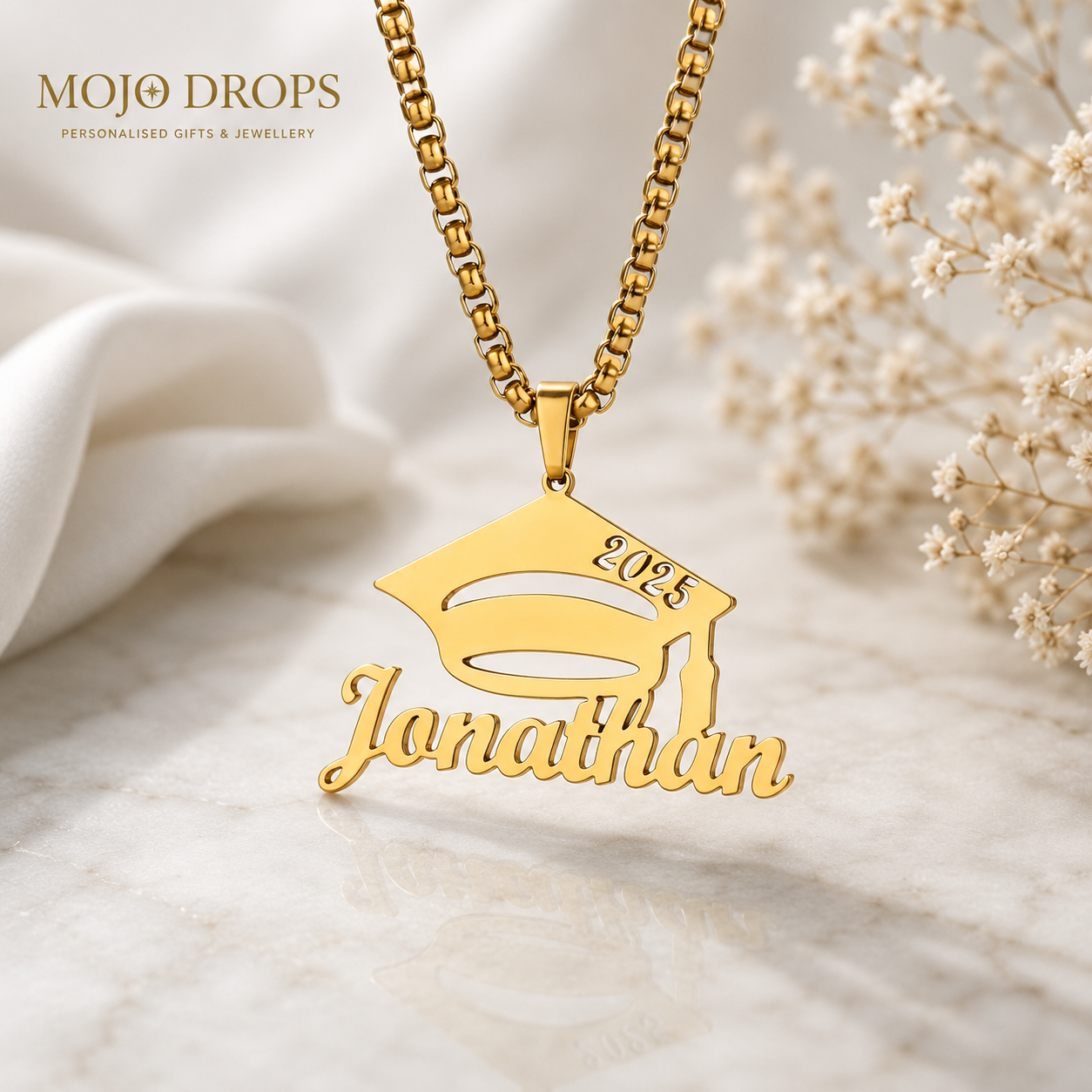 ND03631 Graduation Themed Necklace