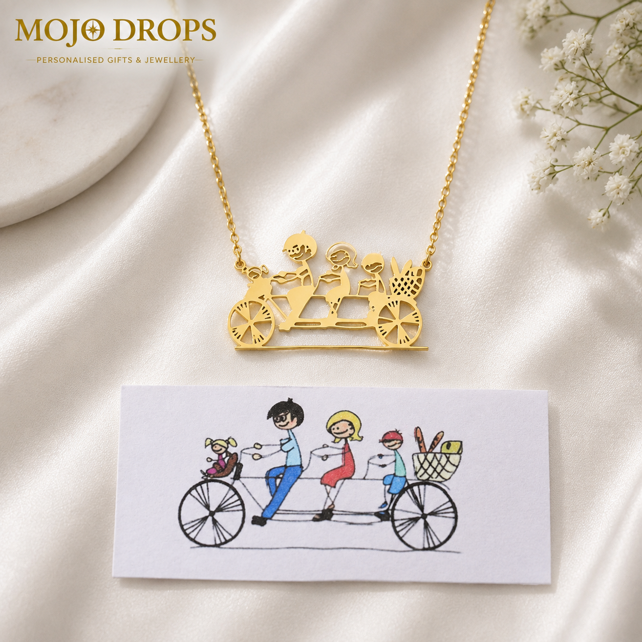 ND0183 Hand-drawn Necklace