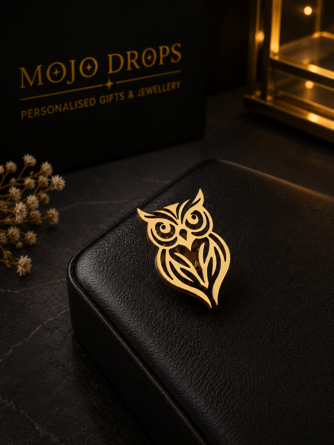 Illustrated Logo Brooch