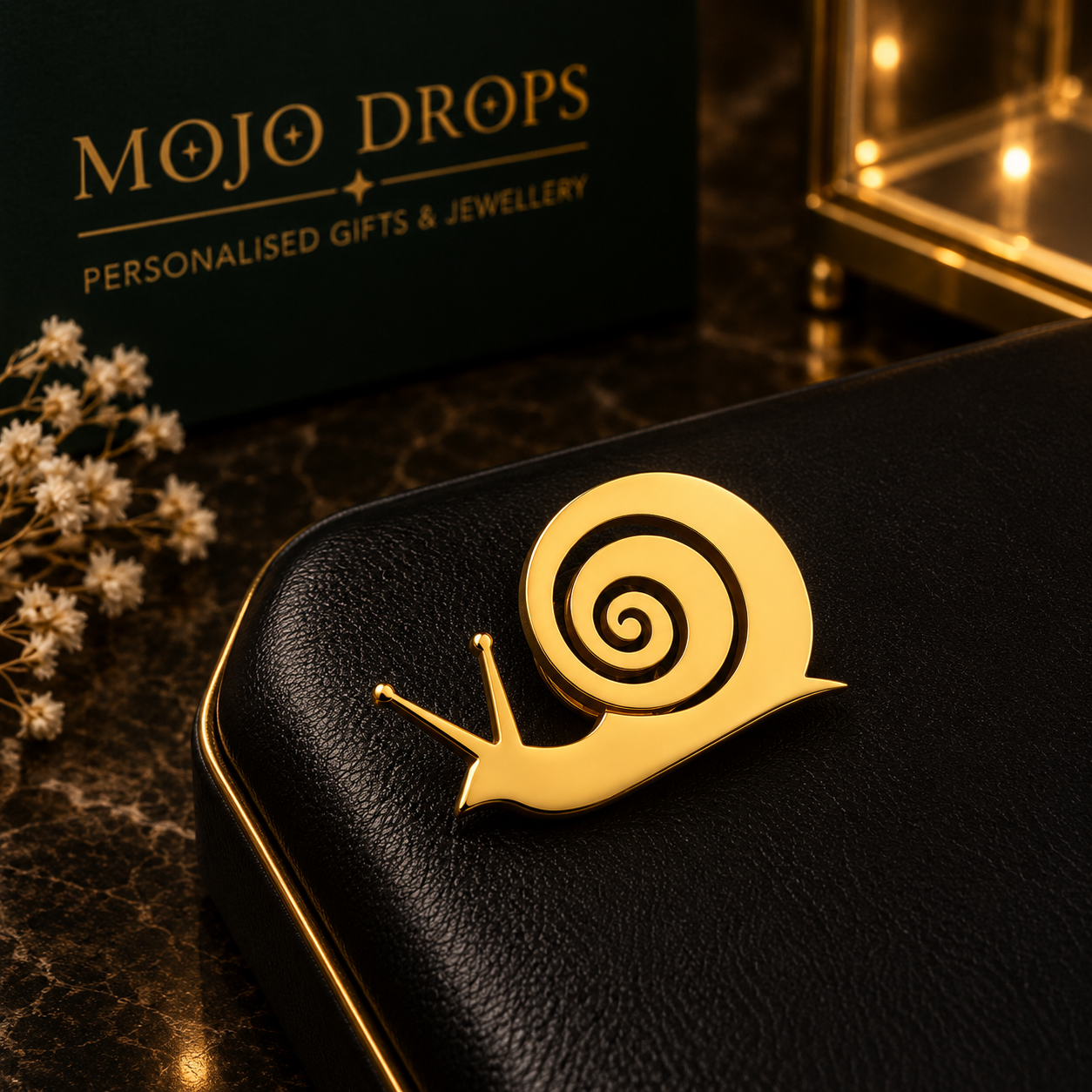 Illustrated Logo Brooch