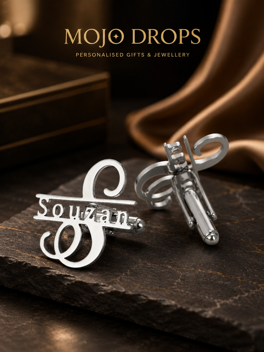 Executive Custom Initial Cufflinks