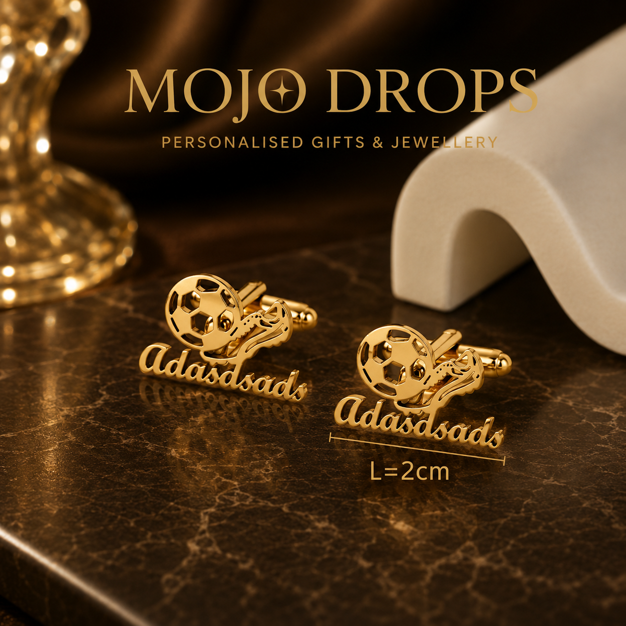 CD308 Soccer Cufflinks