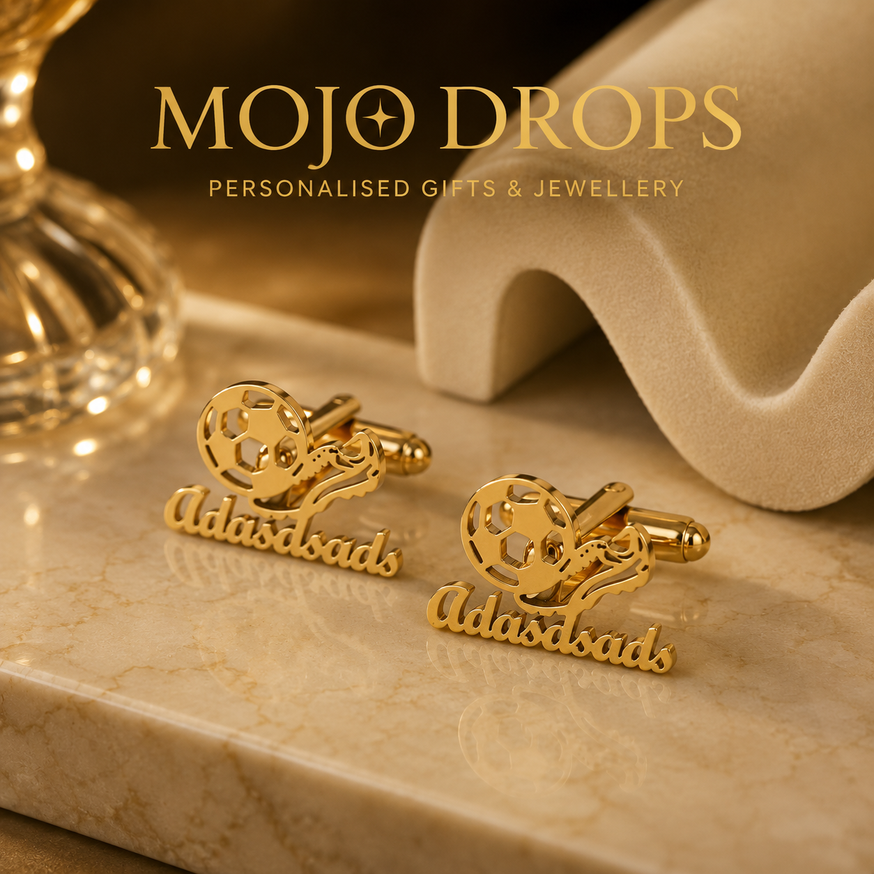 CD308 Soccer Cufflinks