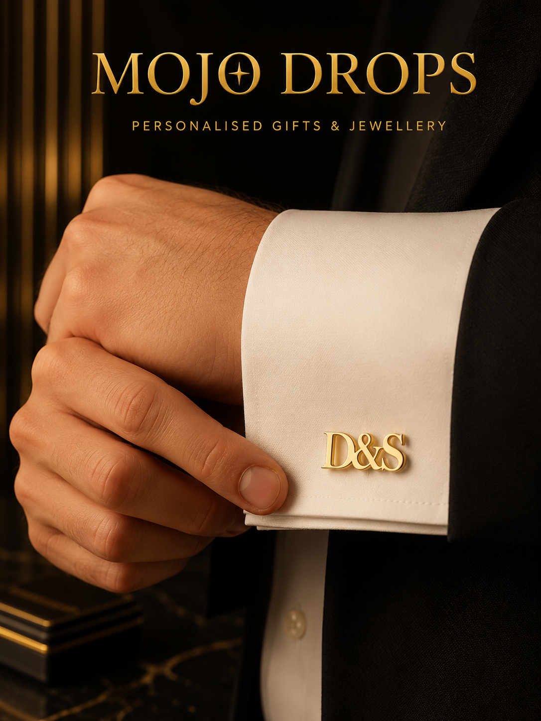 Tailored Couple Monogram Cufflinks
