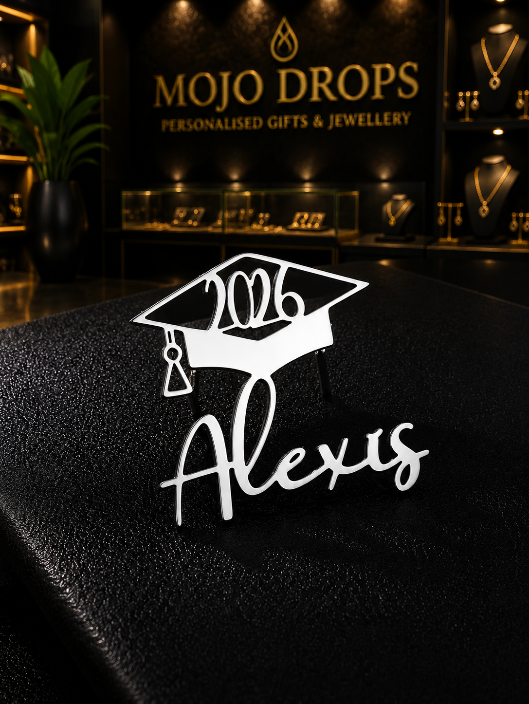 Graduation 2026 Name Brooch