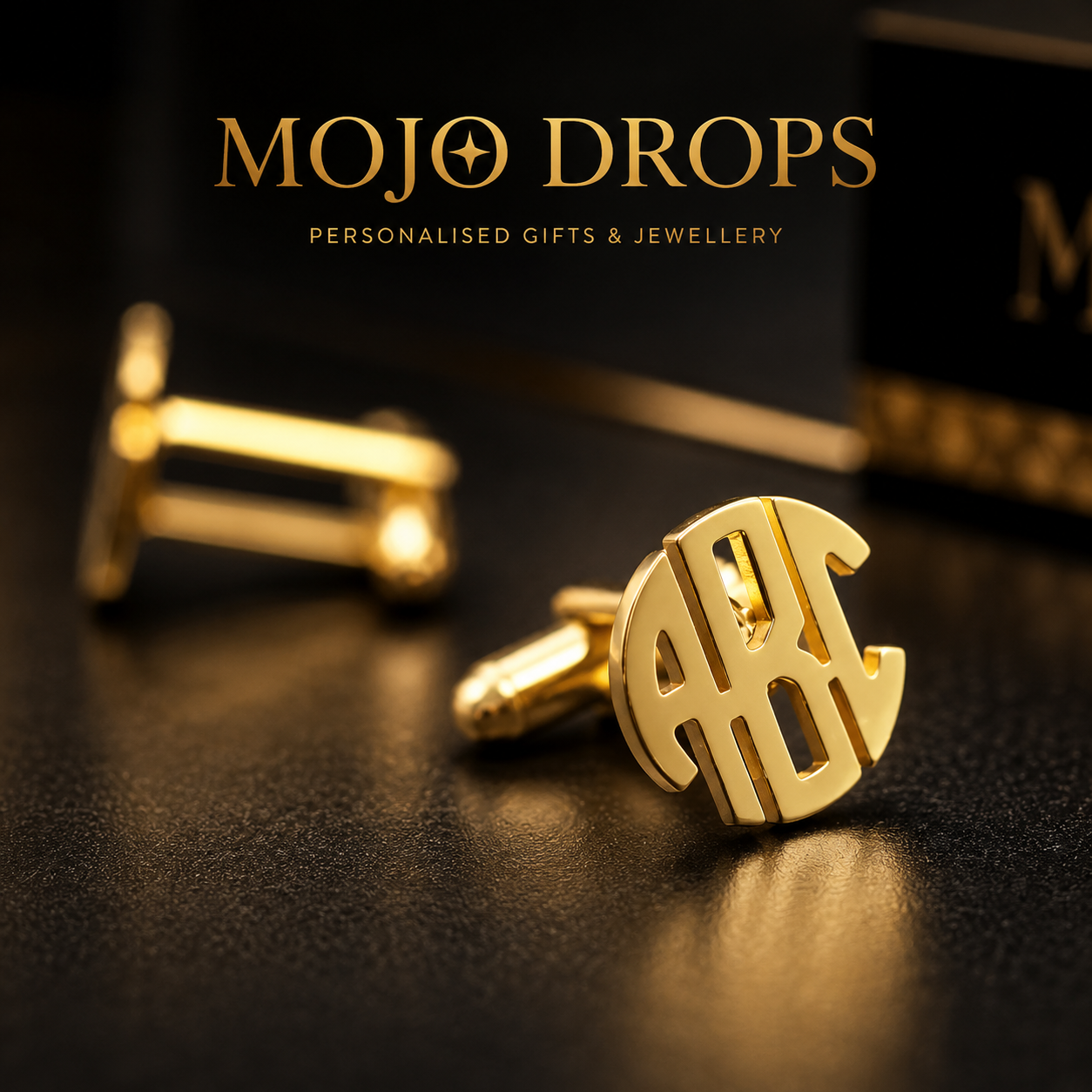 CD072 Classic Monogram Cufflinks