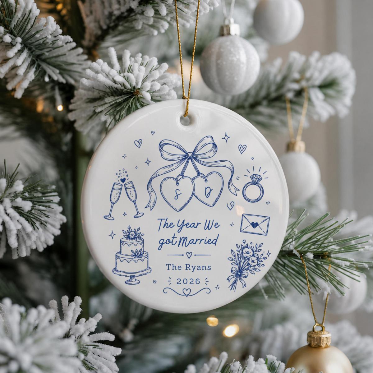 MOJO DROPS Custom Ceramic Name Ornament