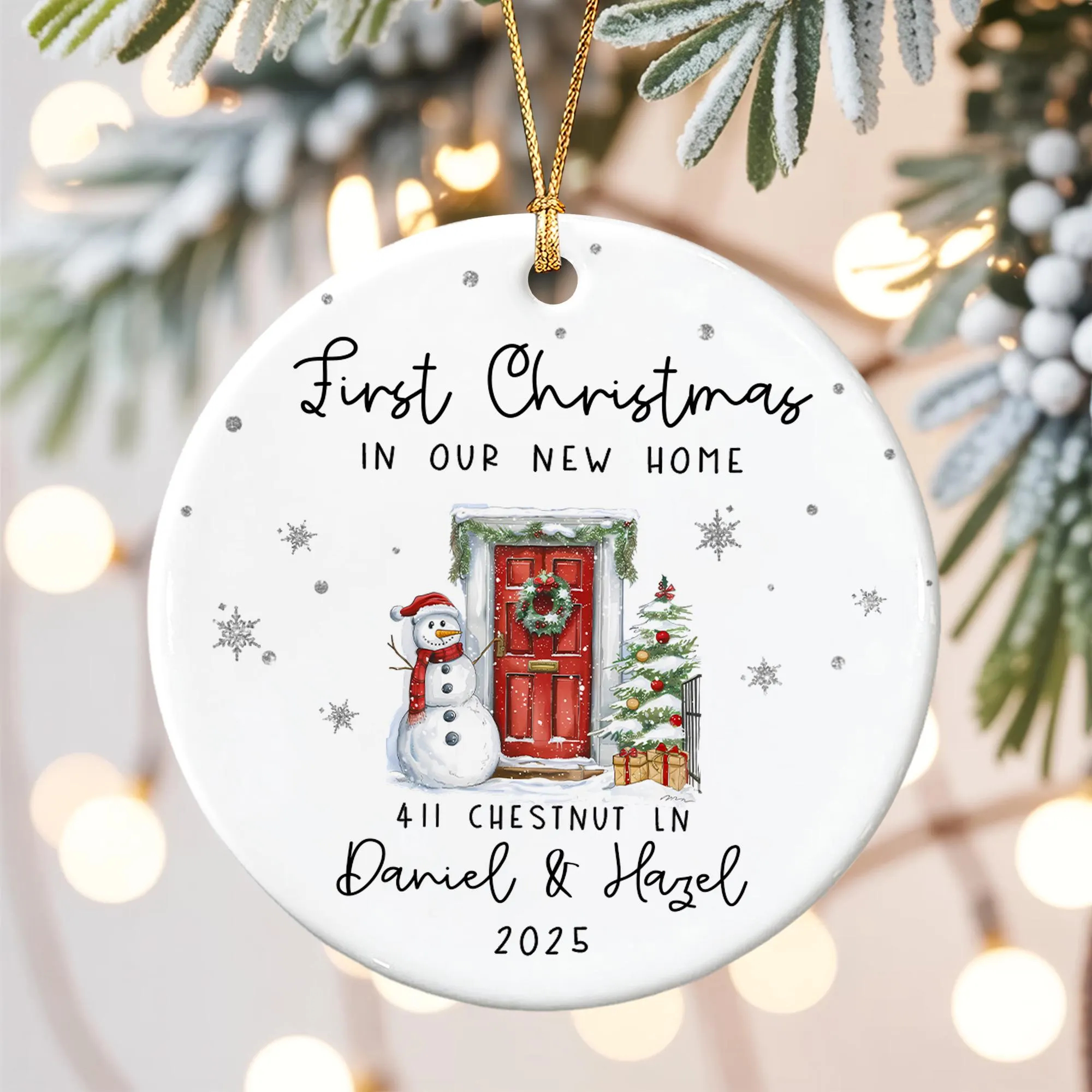 MOJO DROPS Custom Ceramics Christmas Hat Ornaments Christmas Gifts