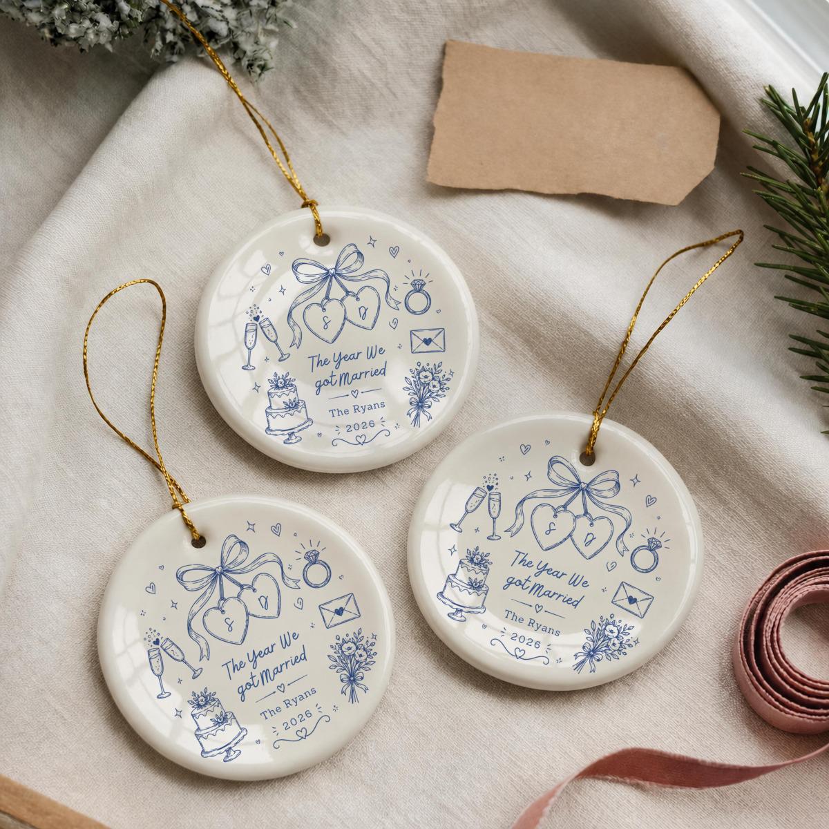 MOJO DROPS Custom Ceramic Name Ornament