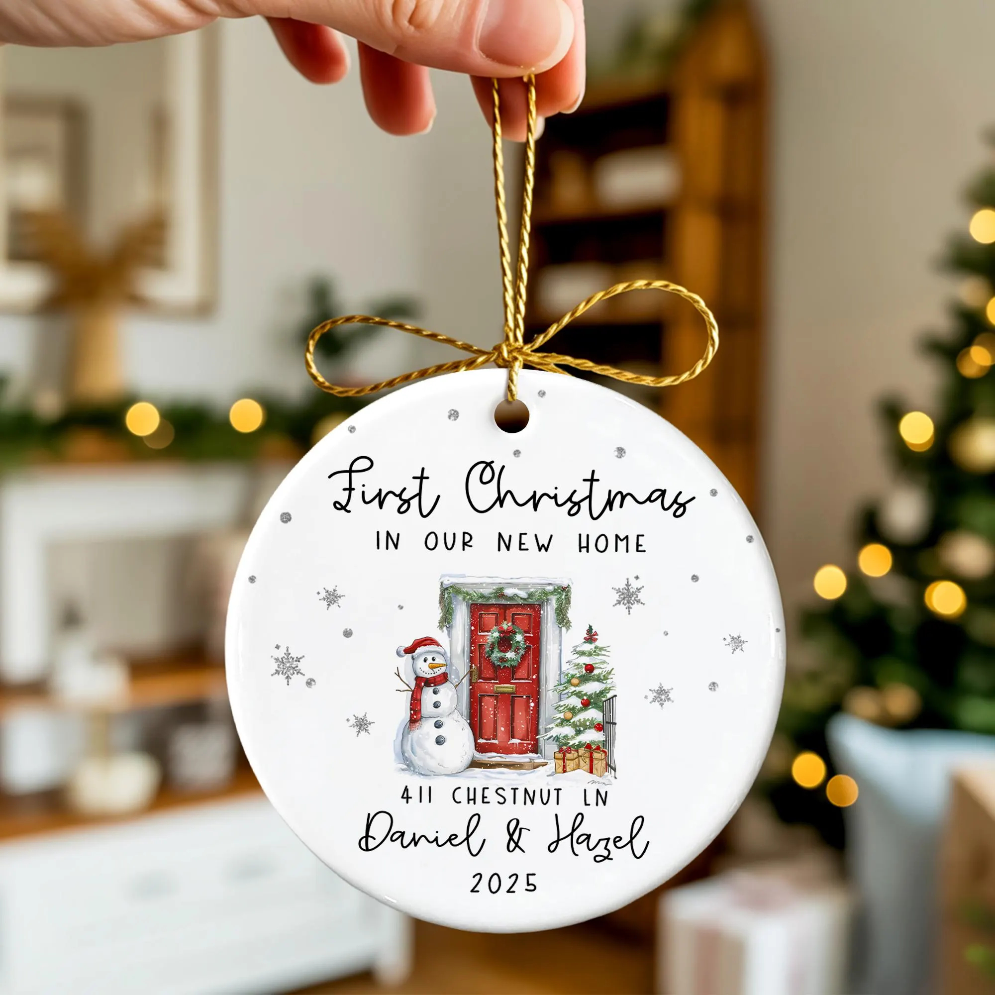 MOJO DROPS Custom Ceramics Christmas Hat Ornaments Christmas Gifts