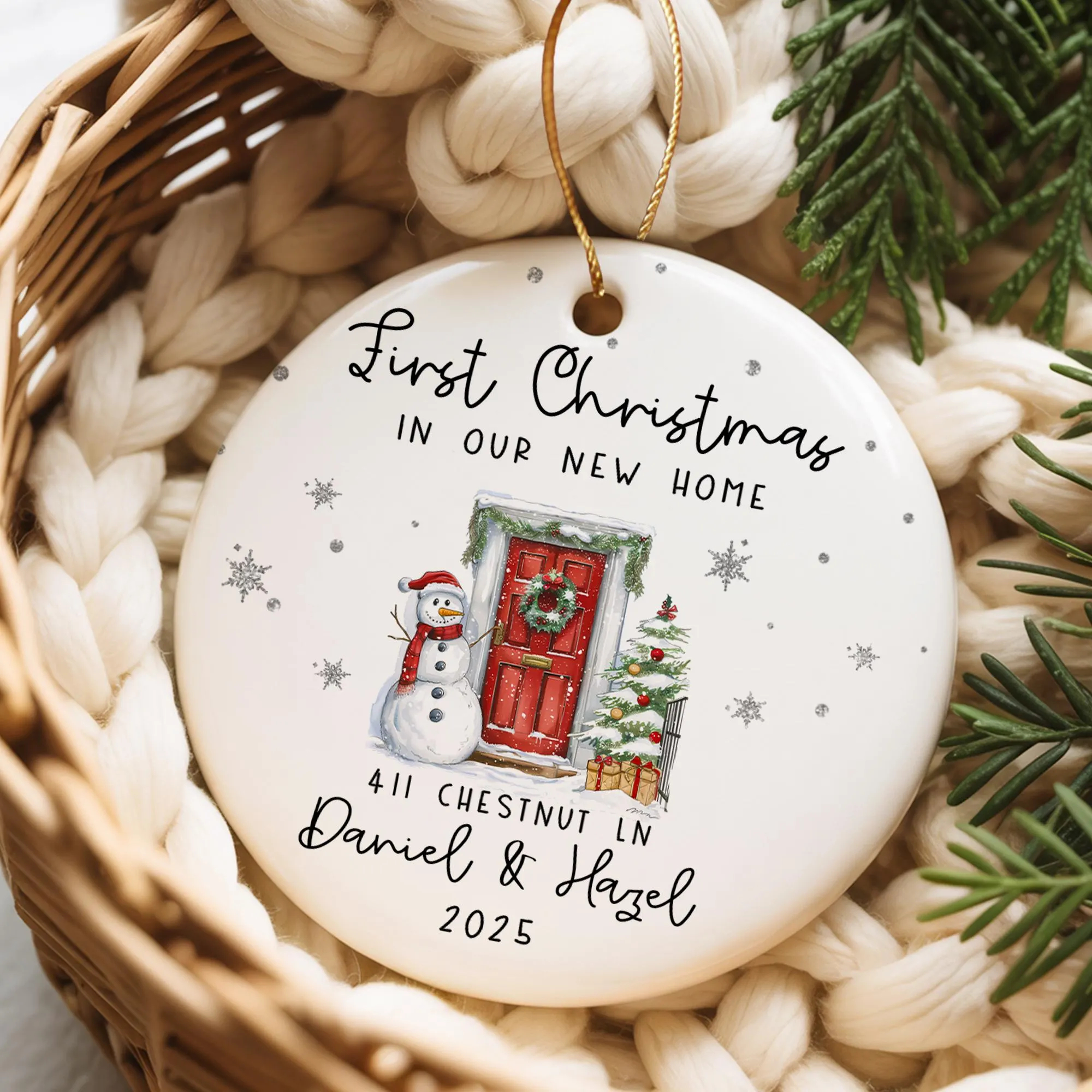 MOJO DROPS Custom Ceramics Christmas Hat Ornaments Christmas Gifts