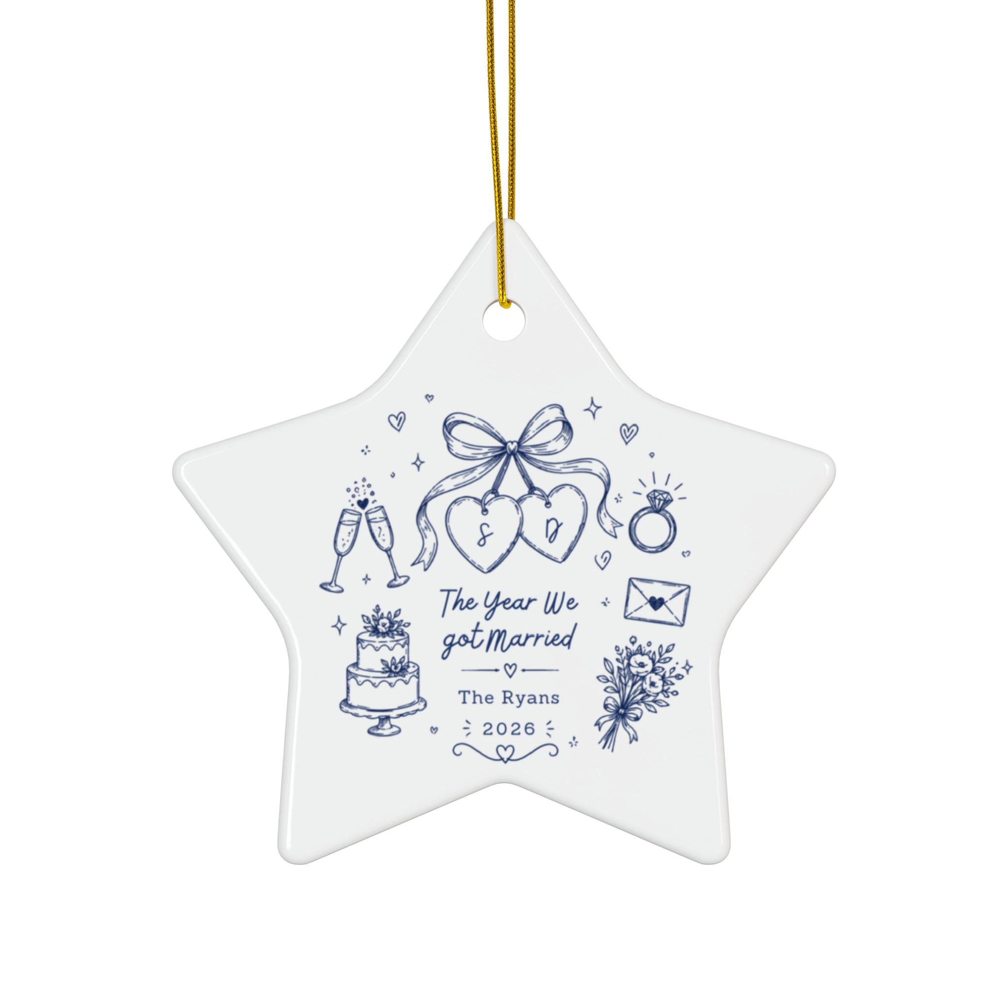 MOJO DROPS Custom Ceramic Name Ornament
